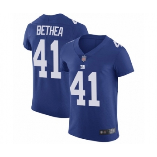 Men's New York Giants #41 Antoine Bethea Royal Blue Team Color Vapor Untouchable Elite Player Football Jersey - Ujersey