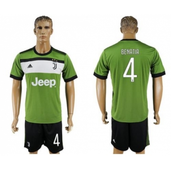 Juventus #4 Benatia SEC Away Soccer Club Jersey