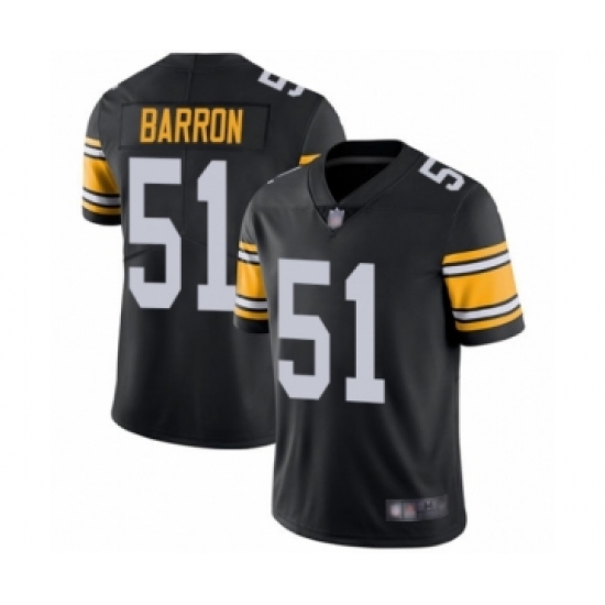 Men's Pittsburgh Steelers #51 Mark Barron Black Alternate Vapor Untouchable Limited Player Football Jersey - Ujersey