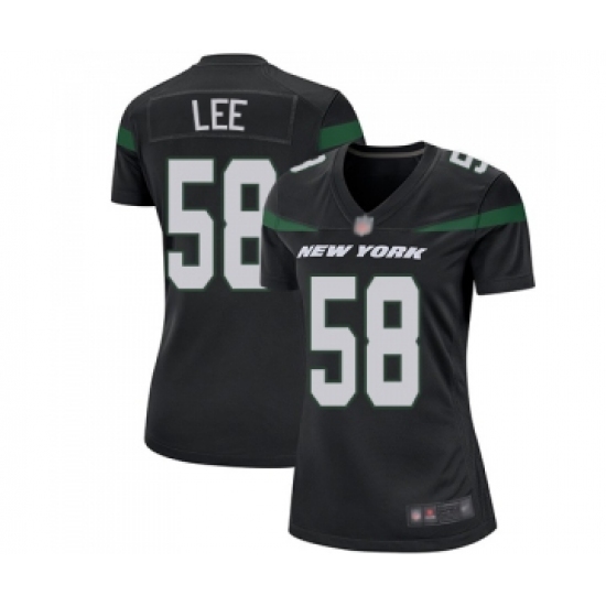 Women's New York Jets #58 Darron Lee Game Black Alternate Football Jersey - Ujersey