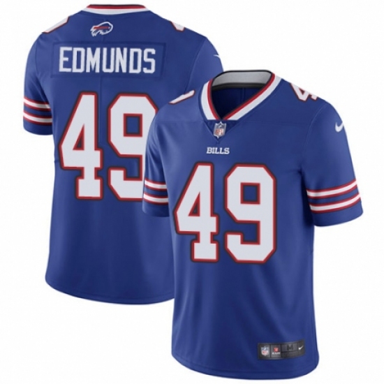 Youth Nike Buffalo Bills #49 Tremaine Edmunds Royal Blue Team Color Vapor Untouchable Limited Player NFL Jersey - Ujersey
