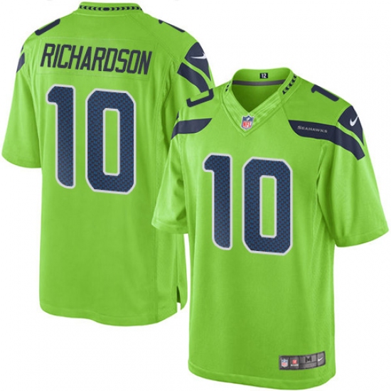 Youth Nike Seattle Seahawks #10 Paul Richardson Elite Green Rush Vapor Untouchable NFL Jersey - Ujersey