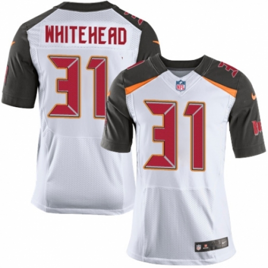 Men's Nike Tampa Bay Buccaneers #31 Jordan Whitehead Elite White NFL Jersey - Ujersey