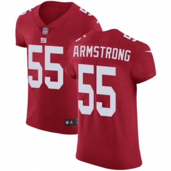 Men's Nike New York Giants #55 Ray-Ray Armstrong Red Alternate Vapor Untouchable Elite Player NFL Jersey - Ujersey
