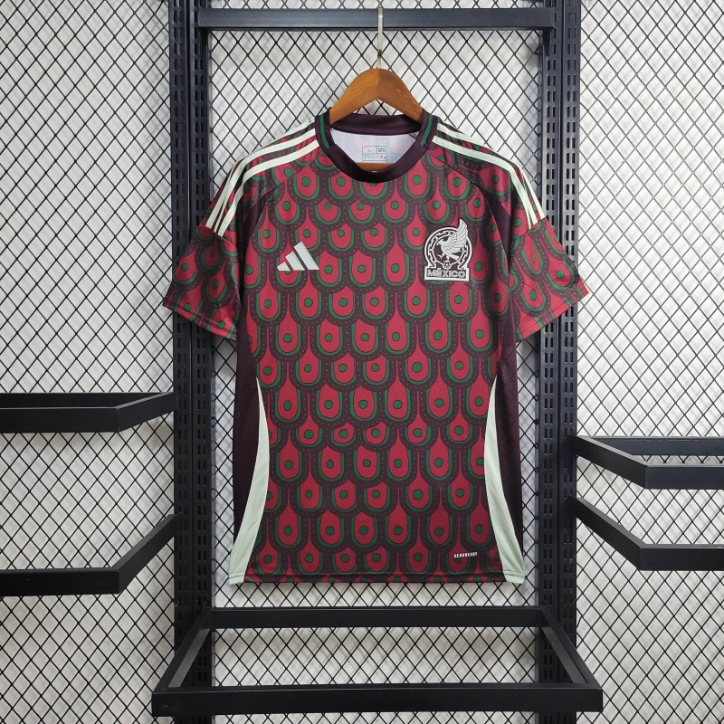 Mexico Soccer Jersey Home Custom Shirt Copa America 2024 - ujerseystore