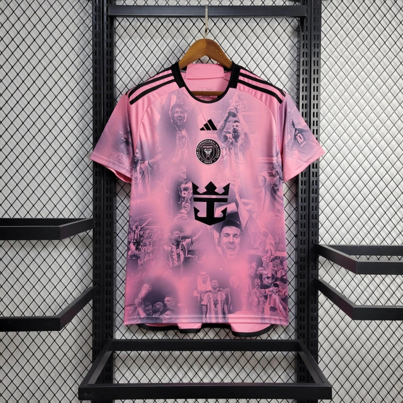 Inter Miami Soccer Jersey Messi Celebration Special Edition Custom Shirt 2024 - ujerseystore
