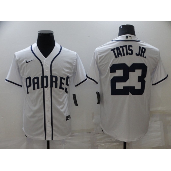 Men's Nike San Diego Padres #23 Fernando Tatis Jr. White 2021 Jersey - Ujersey