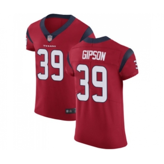 Men's Houston Texans #39 Tashaun Gipson Red Alternate Vapor Untouchable Elite Player Football Jersey - Ujersey