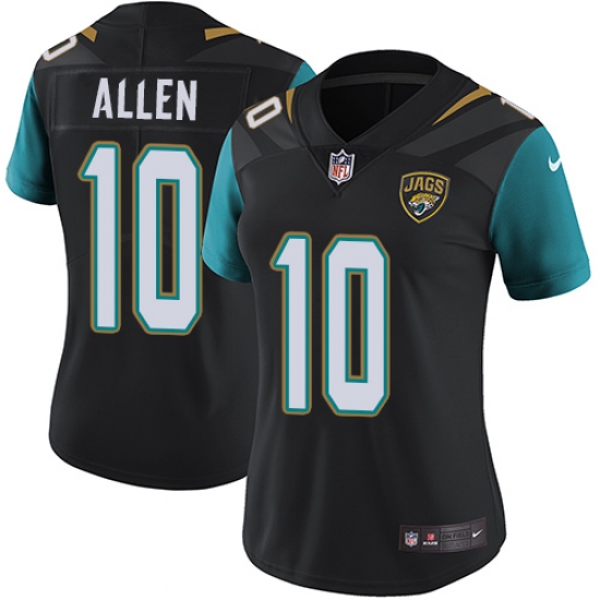Women's Nike Jacksonville Jaguars #10 Brandon Allen Elite Black Alternate NFL Jersey - Ujersey