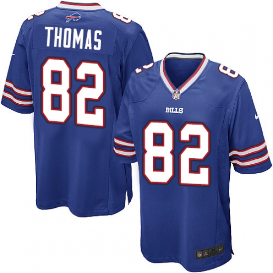 Youth Nike Buffalo Bills #82 Logan Thomas Game Royal Blue Team Color NFL Jersey - Ujersey