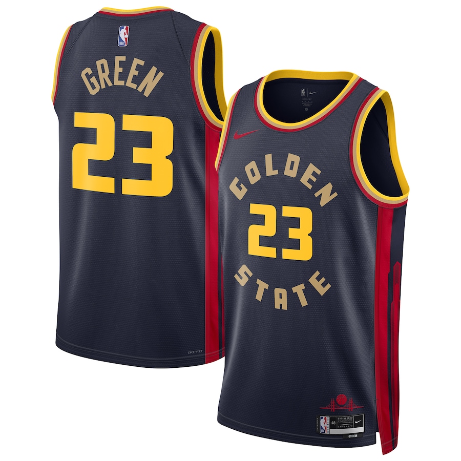 Unisex Golden State Warriors Draymond Green Nike Navy 2024/25 Swingman Player Jersey - City Edition - Ujersey NHL