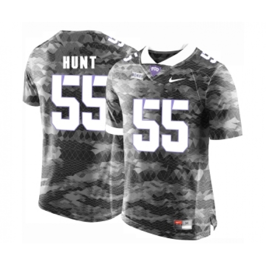 TCU Horned Frogs 55 Joey Hunt Gray College Football Limited Jersey - Ujersey