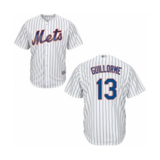 Youth New York Mets #13 Luis Guillorme Authentic White Home Cool Base Baseball Player Jersey - Ujersey