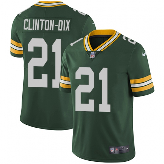 Men's Nike Green Bay Packers #21 Ha Ha Clinton-Dix Green Team Color Vapor Untouchable Limited Player NFL Jersey - Ujersey