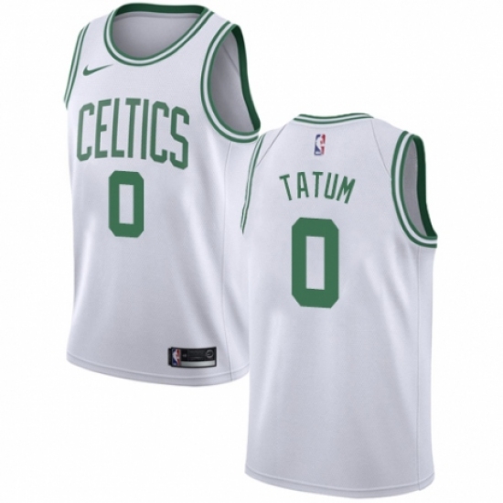 Youth Nike Boston Celtics #0 Jayson Tatum Authentic White NBA Jersey - Association Edition - Ujersey