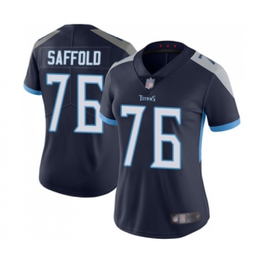 Women's Tennessee Titans #76 Rodger Saffold Navy Blue Team Color Vapor Untouchable Limited Player Football Jersey - Ujersey