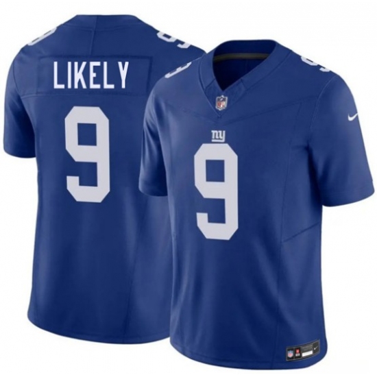 Men's New York Giants #9 Isaiah Likely Blue 2026 F.U.S.E. Vapor Untouchable Limited Football Stitched Jersey - Ujersey