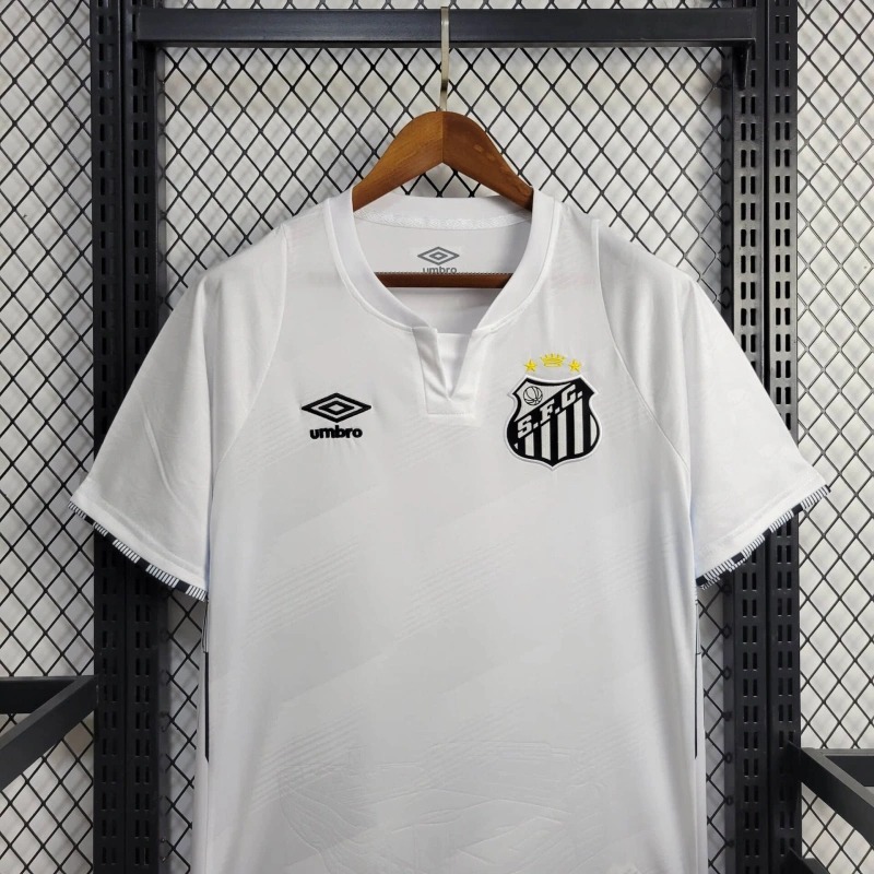 Santos FC Soccer Jersey Home Custom Shirt 2024 - ujerseystore