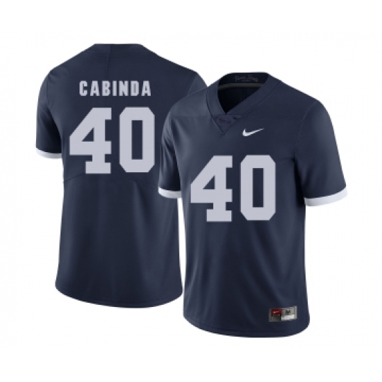 Penn State Nittany Lions 40 Jason Cabinda Navy College Football Jersey - Ujersey