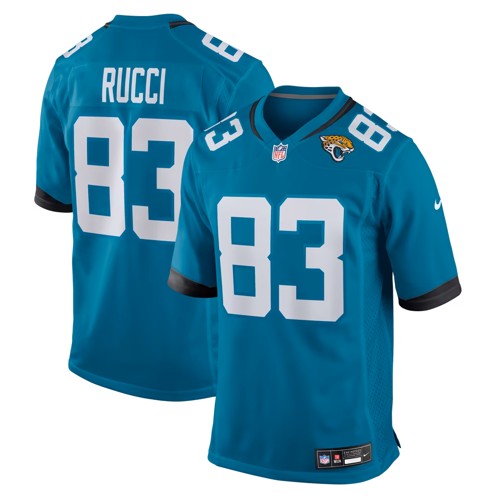 Men's Jacksonville Jaguars Hayden Rucci Nike Teal Team Game Jersey