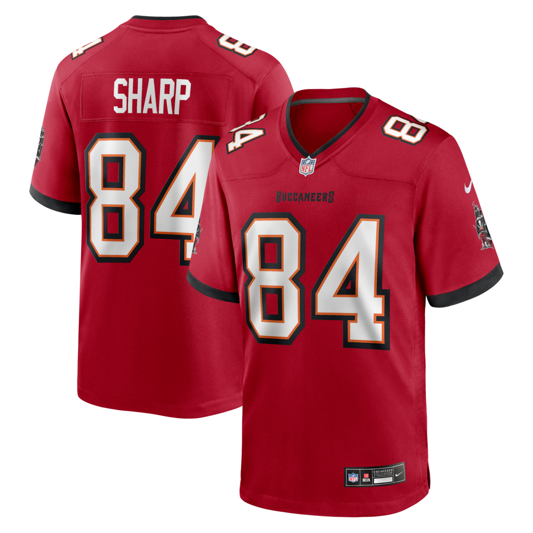 Men's Tampa Bay Buccaneers Bauer Sharp Nike Red Team Game Jersey - Ujersey