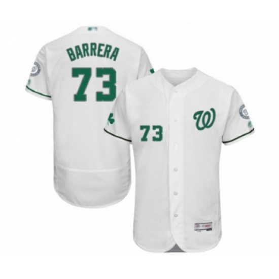 Men's Washington Nationals #73 Tres Barrera White Celtic Flexbase Authentic Collection Baseball Player Jersey - Ujersey
