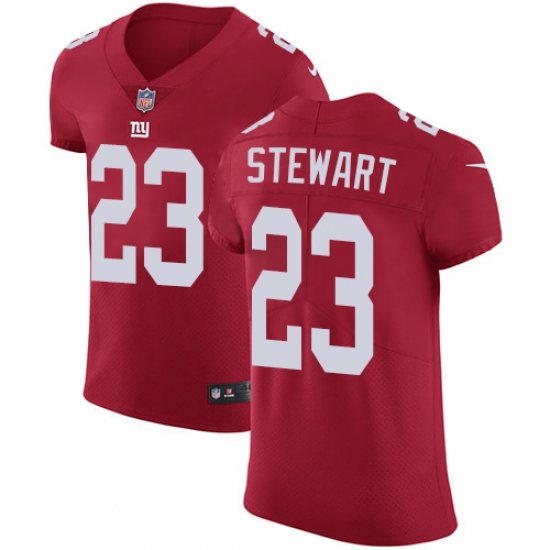 Men's Nike New York Giants #23 Jonathan Stewart Red Alternate Vapor Untouchable Elite Player NFL Jersey - Ujersey