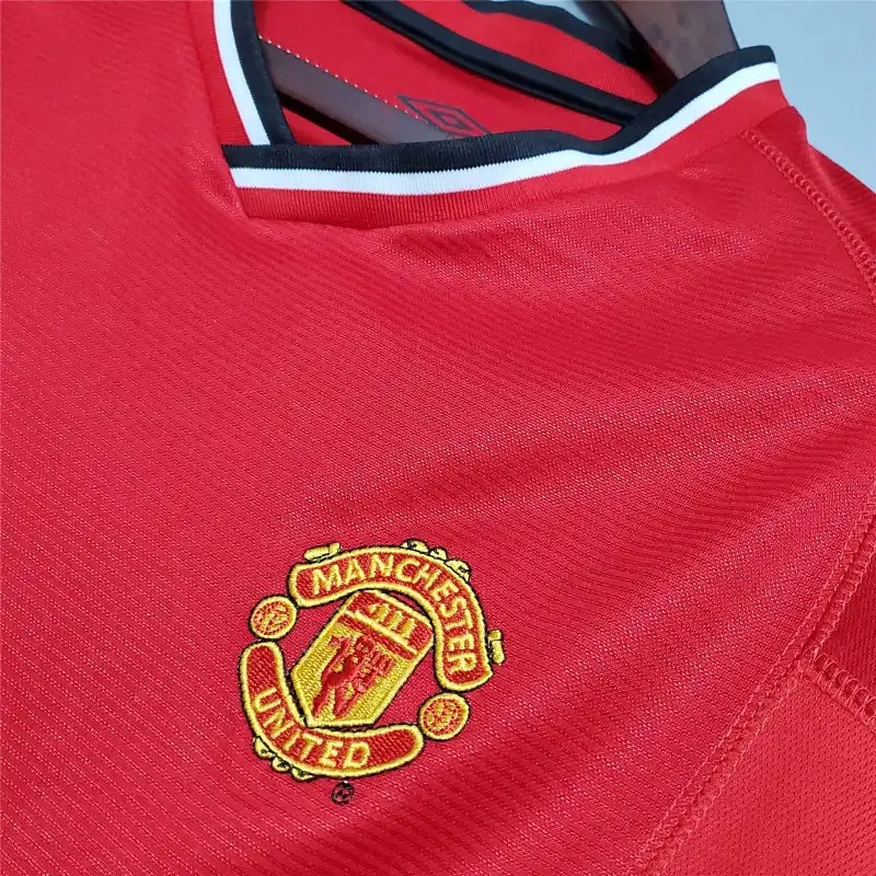 Manchester United Retro Home Football Jersey Shirt 2000/02 - Ujersey NHL