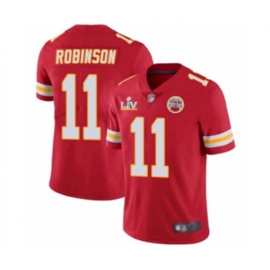 Youth Kansas City Chiefs #11 Demarcus Robinson Red 2021 Super Bowl LV Jersey - Ujersey