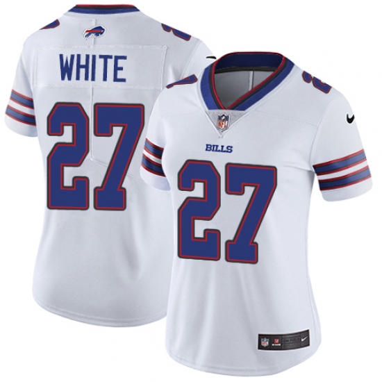 Women's Nike Buffalo Bills #27 Tre'Davious White White Vapor Untouchable Limited Player NFL Jersey - Ujersey