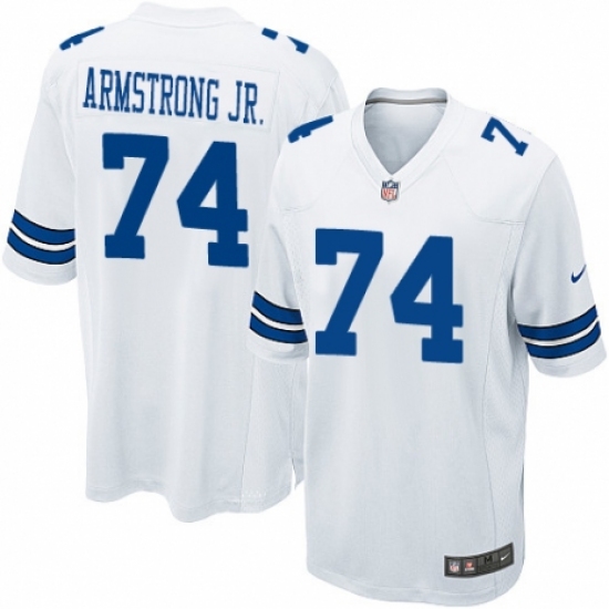Men's Nike Dallas Cowboys #74 Dorance Armstrong Jr. Game White NFL Jersey - Ujersey