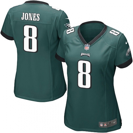 Women's Nike Philadelphia Eagles #8 Donnie Jones Game Midnight Green Team Color NFL Jersey - Ujersey