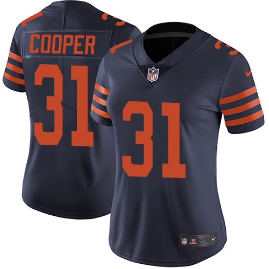 Women's Nike Chicago Bears #31 Marcus Cooper Navy Blue Alternate Vapor Untouchable Limited Player NFL Jersey - Ujersey