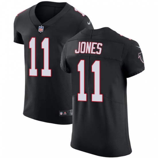 Men's Nike Atlanta Falcons #11 Julio Jones Black Alternate Vapor Untouchable Elite Player NFL Jersey - ujerseystore