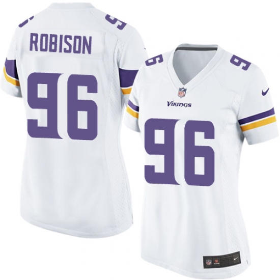 Women's Nike Minnesota Vikings #96 Brian Robison Game White NFL Jersey - Ujersey