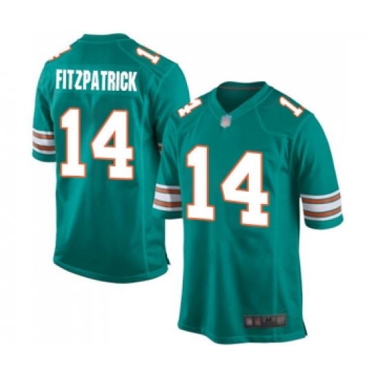 Men's Miami Dolphins #14 Ryan Fitzpatrick Game Aqua Green Alternate Football Jersey - Ujersey