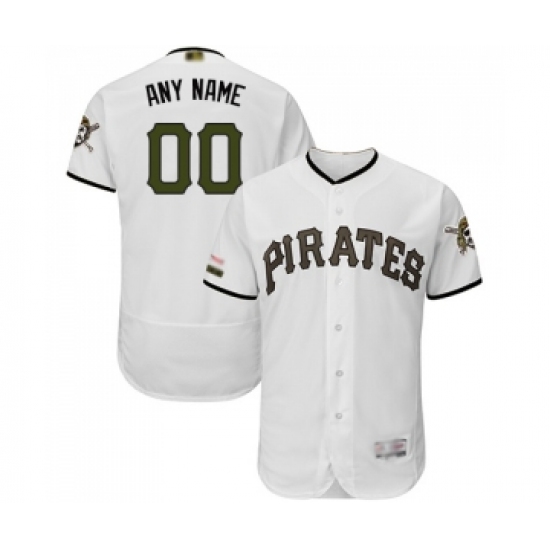 Men's Pittsburgh Pirates Customized White Alternate Authentic Collection Flex Base Baseball Jersey - Ujersey