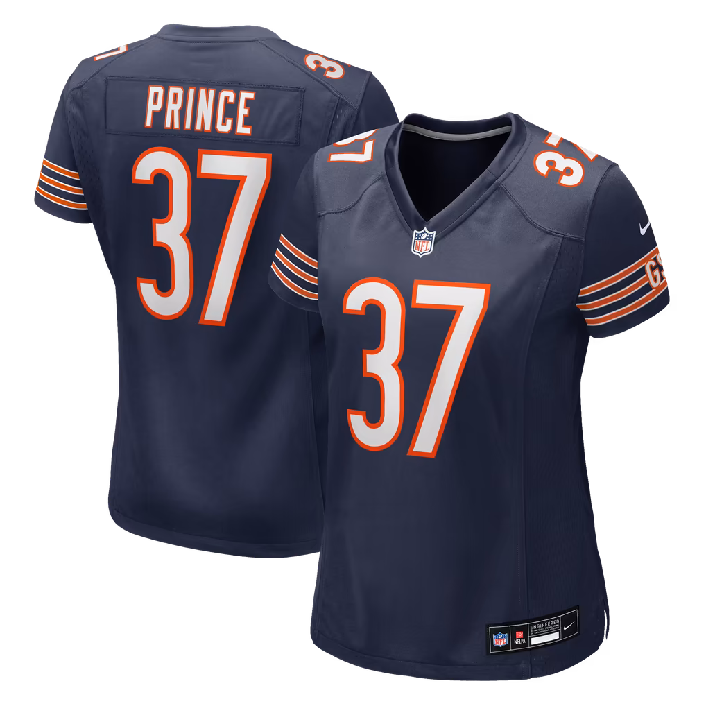 Women's Chicago Bears Deantre Prince Nike Navy Team Game Jersey