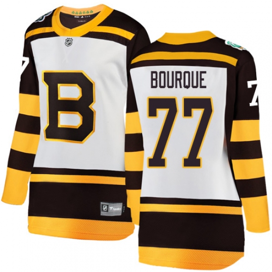 Women's Boston Bruins #77 Ray Bourque White 2019 Winter Classic Fanatics Branded Breakaway NHL Jersey - Ujersey
