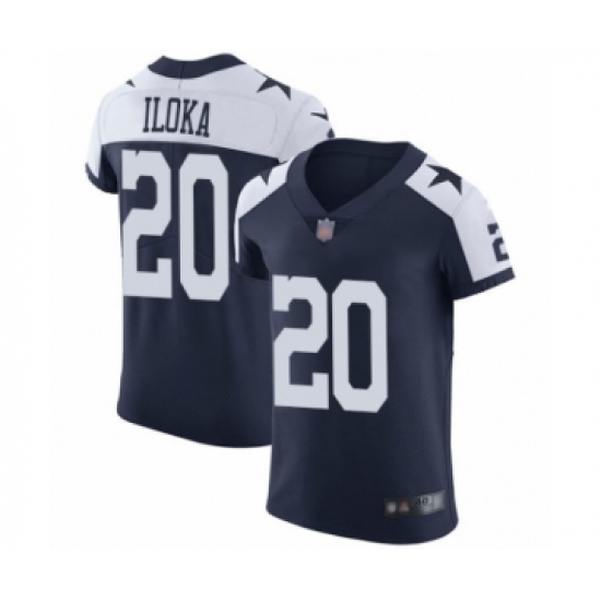 Men's Dallas Cowboys #20 George Iloka Navy Blue Alternate Vapor Untouchable Elite Player Football Jersey - Ujersey