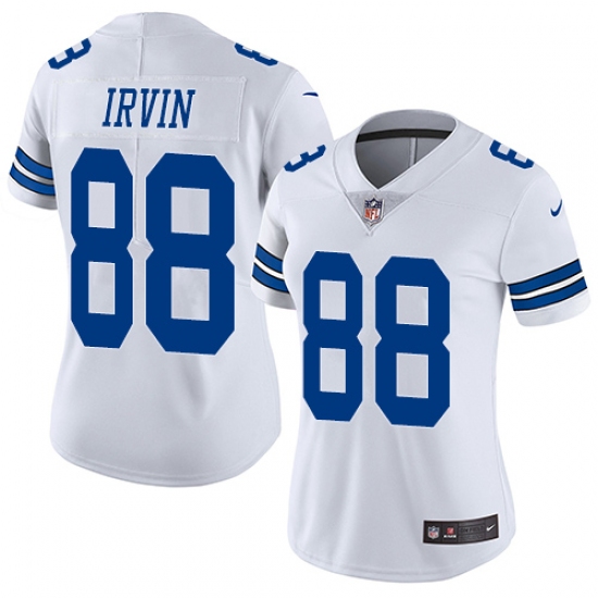 Women's Nike Dallas Cowboys #88 Michael Irvin White Vapor Untouchable Limited Player NFL Jersey - Ujersey