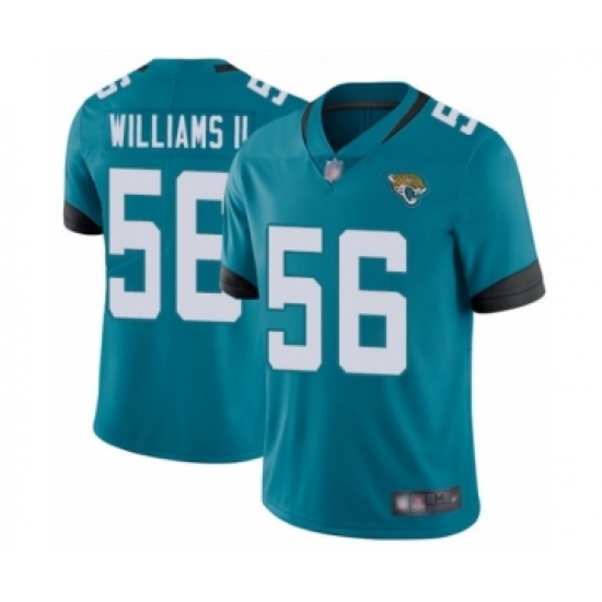 Men's Jacksonville Jaguars #56 Quincy Williams II Teal Green Alternate Vapor Untouchable Limited Player Football Jersey - Ujersey