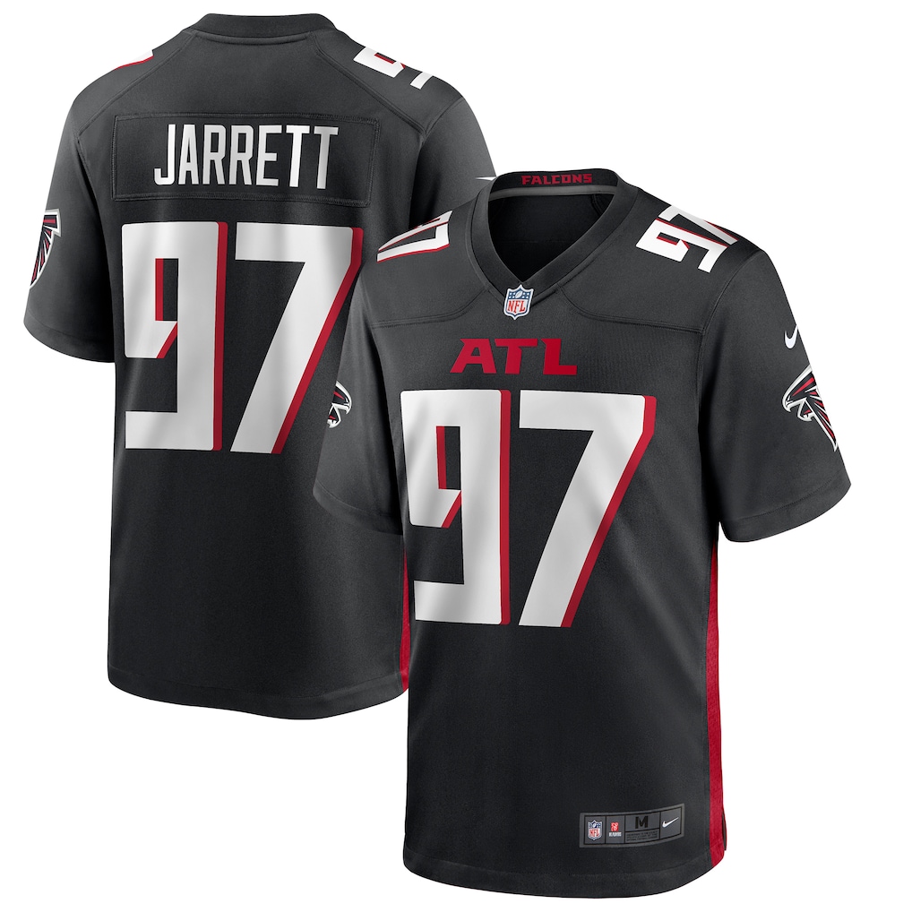 Men's Atlanta Falcons Grady Jarrett Nike Black Game Jersey - Ujersey Shop