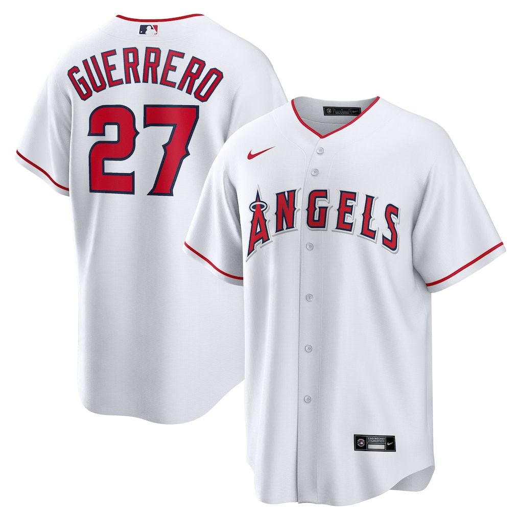 Men's Los Angeles Angels Vladimir Guerrero Nike White Home Retired Player Replica Jersey - Ujersey