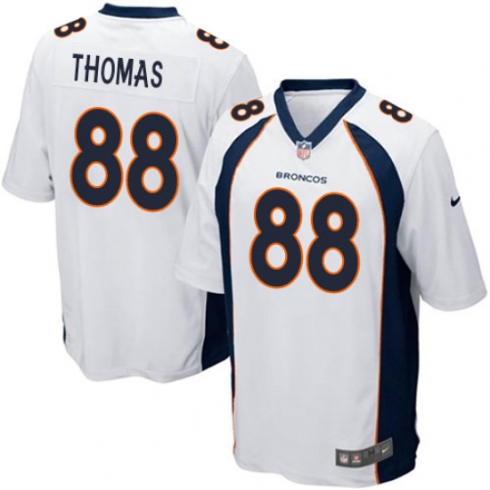 Men's Nike Denver Broncos #88 Demaryius Thomas Game White NFL Jersey - Ujersey