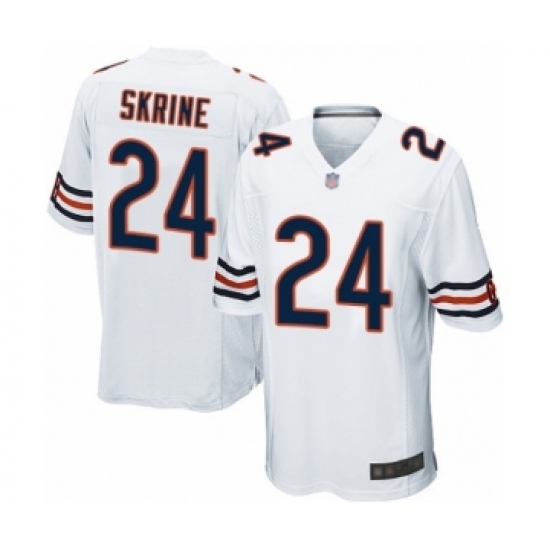 Men's Chicago Bears #24 Buster Skrine Game White Football Jersey - Ujersey