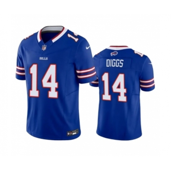Men's Buffalo Bills #14 Stefon Diggs Blue 2023 F.U.S.E. Vapor Untouchable Limited Stitched Jersey - Ujersey