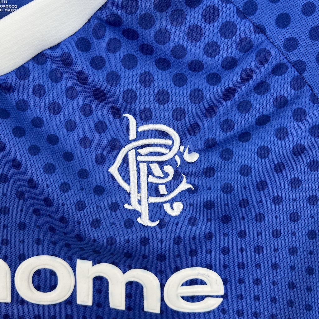 Rangers FC Retro Soccer Jersey Home Custom Shirt 2002-03
