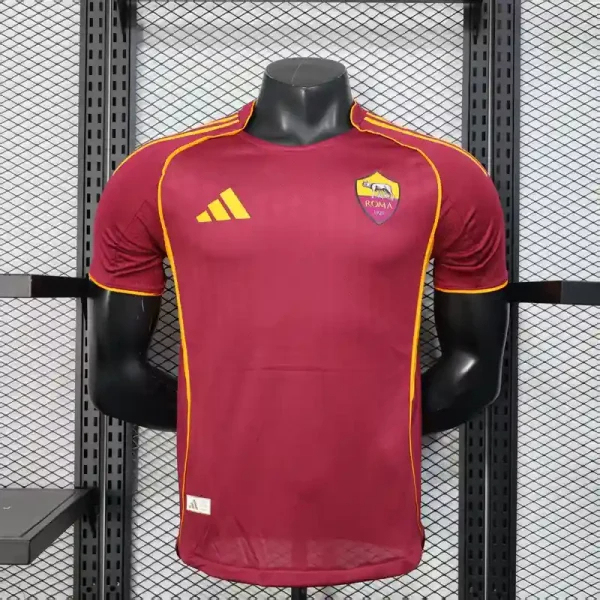 Roma  Soccer Jersey Home Shirt 2025/26 - U-jersey