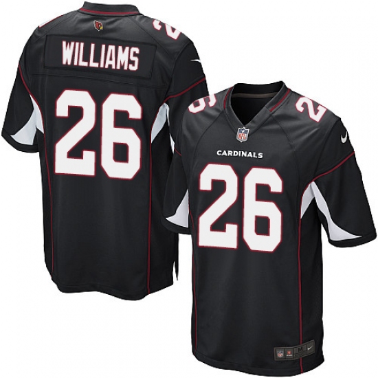 Men's Nike Arizona Cardinals #26 Brandon Williams Game Black Alternate NFL Jersey - Ujersey